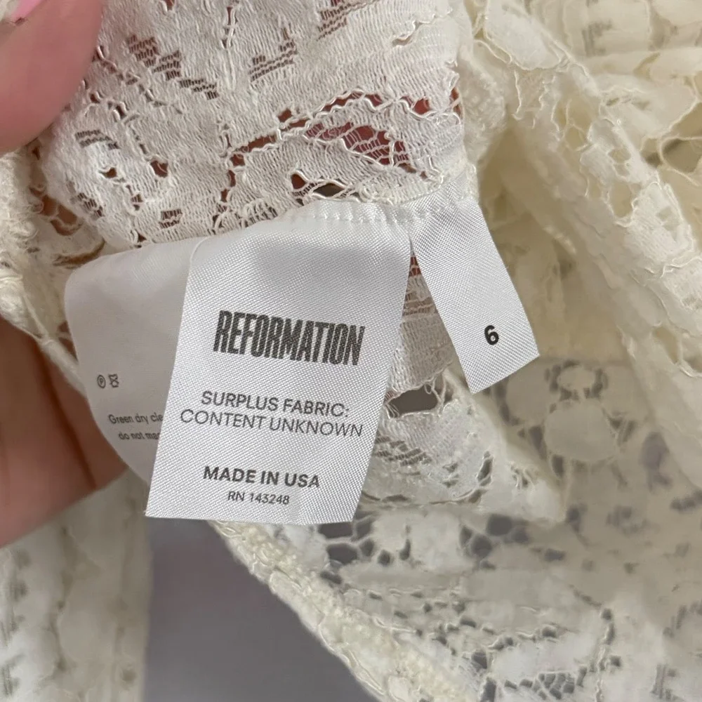Reformation halo lace